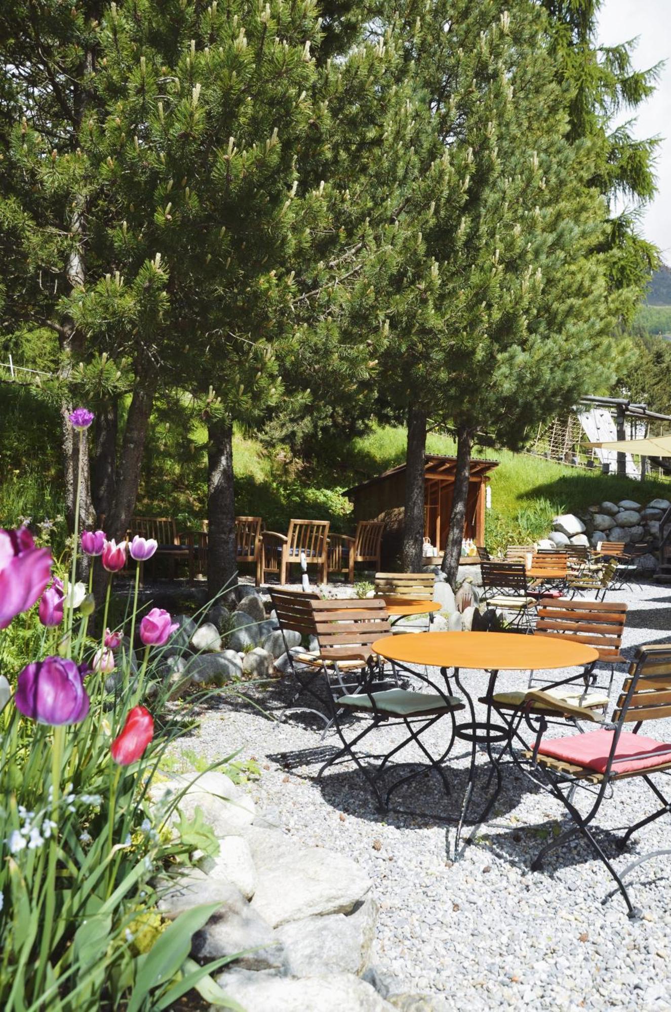 Hotel Veduta Cinuos-Chel ภายนอก รูปภาพ